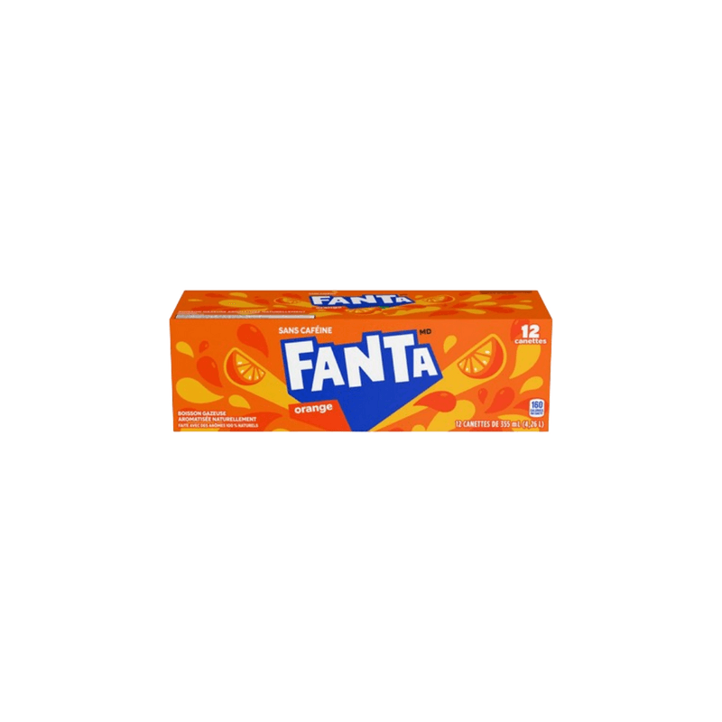Fanta Orange Soda 12-pack – USA (355ml)