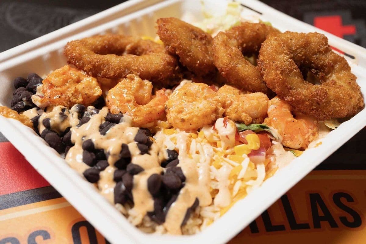 Pan Seared Shrimp and Calamari Bowl