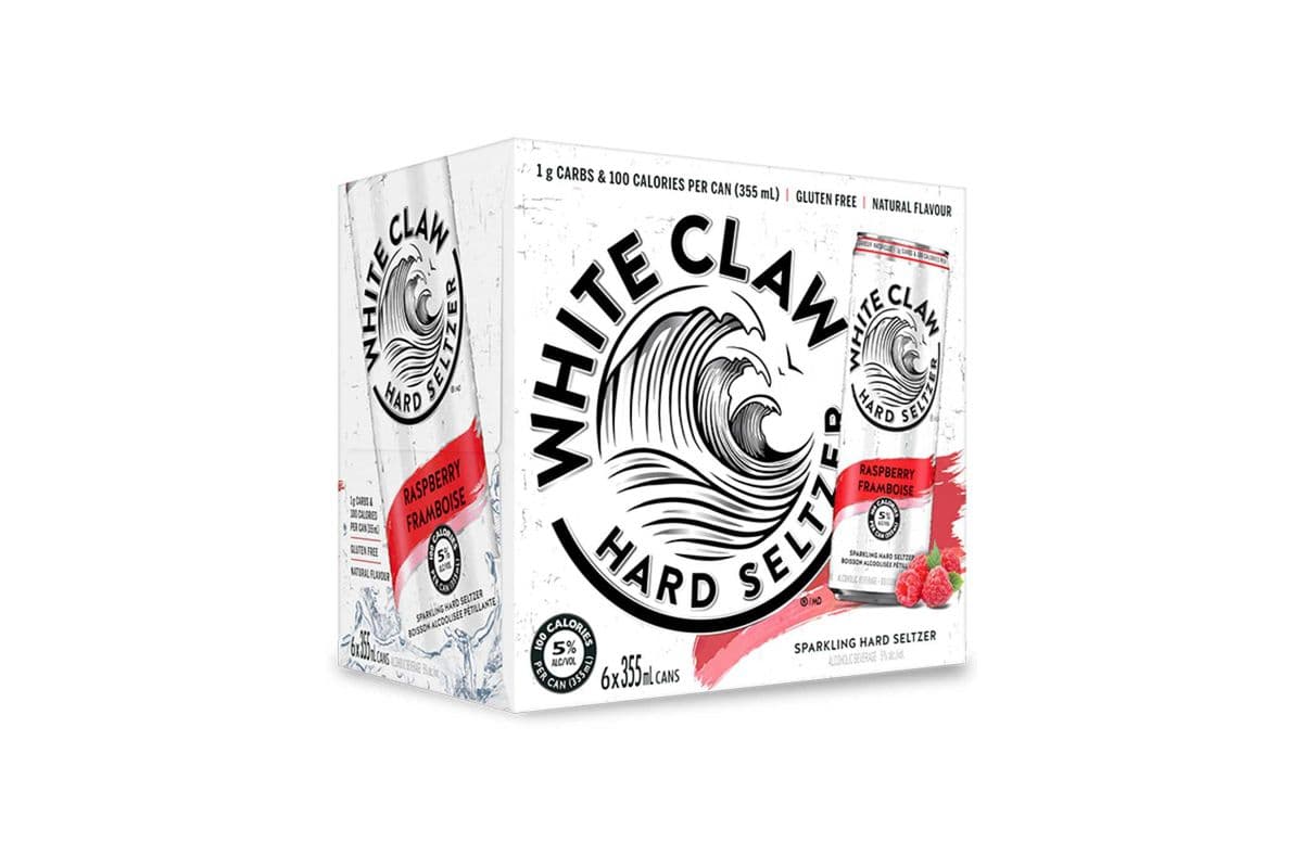 White Claw Raspberry 6pk (1 x 355ml)
