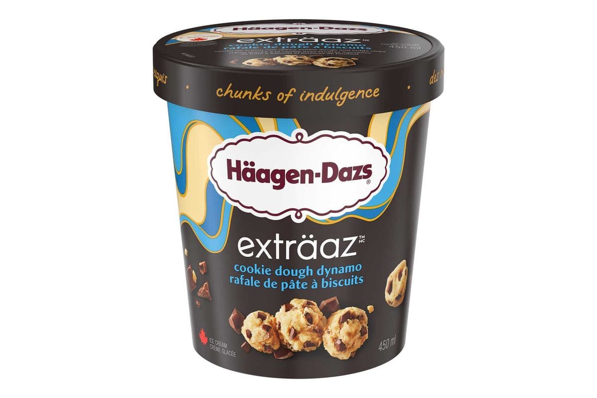 Haagen Dazs - Cookie Dough Dynamo Ice Cream (450ML)