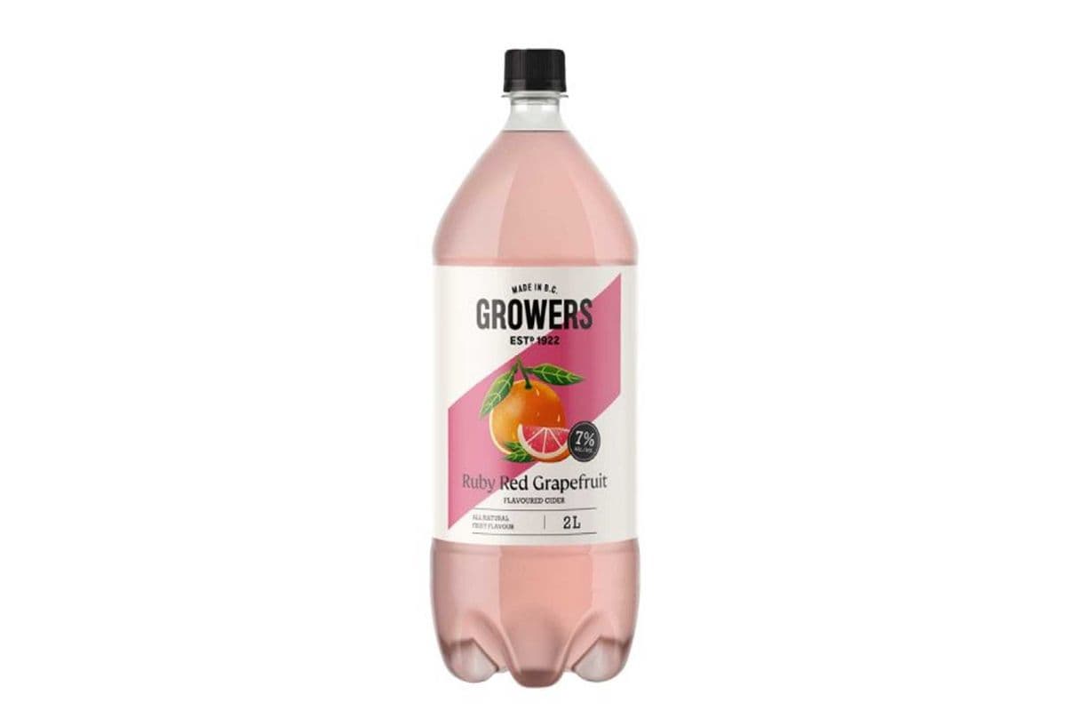 710472. GROWERS GRAPEFRUIT CIDER (1 x 2L)