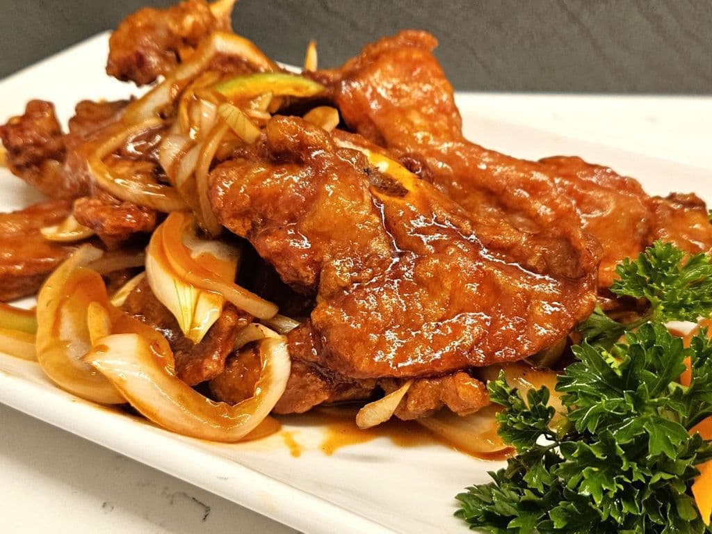 PK5 Pork Chops with Sweet & Sour Sauce 京都肉扒