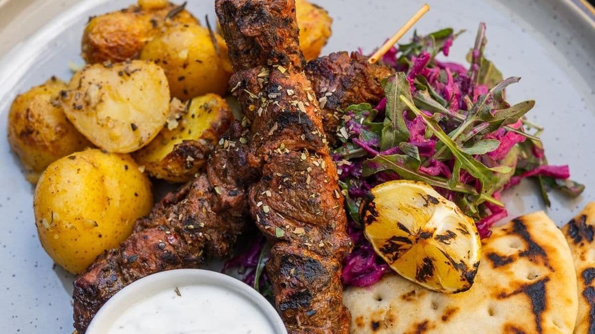 L-Lamb Souvlaki