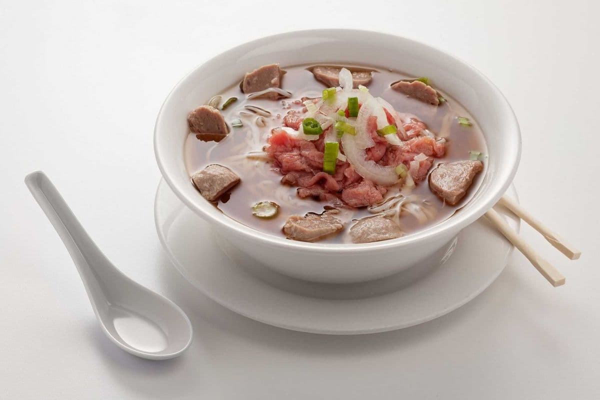 23. Beef Slice and Meatball Pho