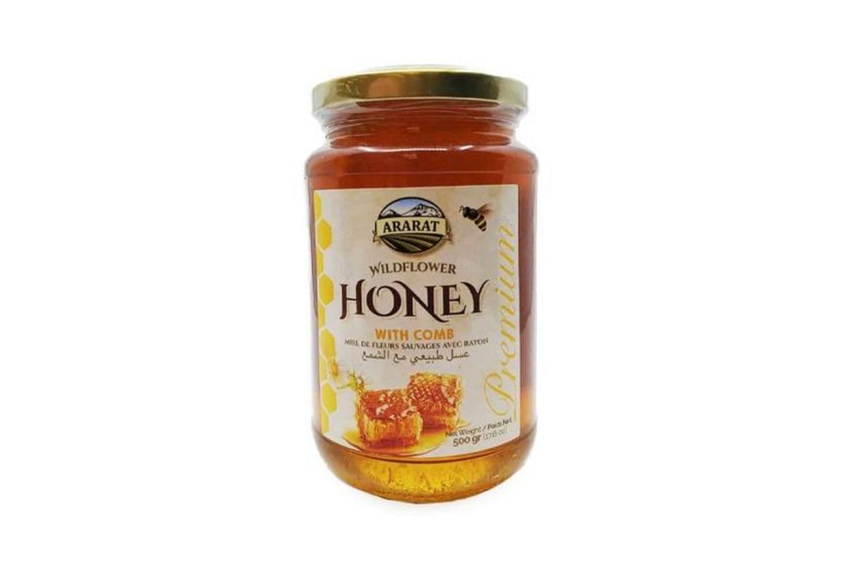 Ararat • Wild Flower Honey With Comb / Miel De Fleurs Sauvages Avec Peigne (500G)