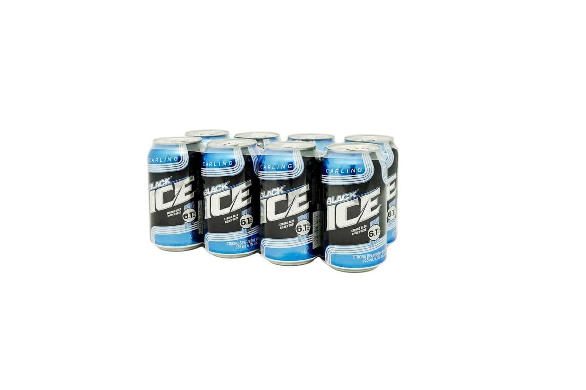 Black Ice 8 Pack Cans (8 x 355 ml Cans)