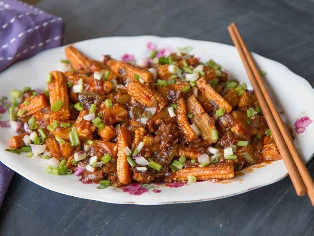 Baby Corn Chilli