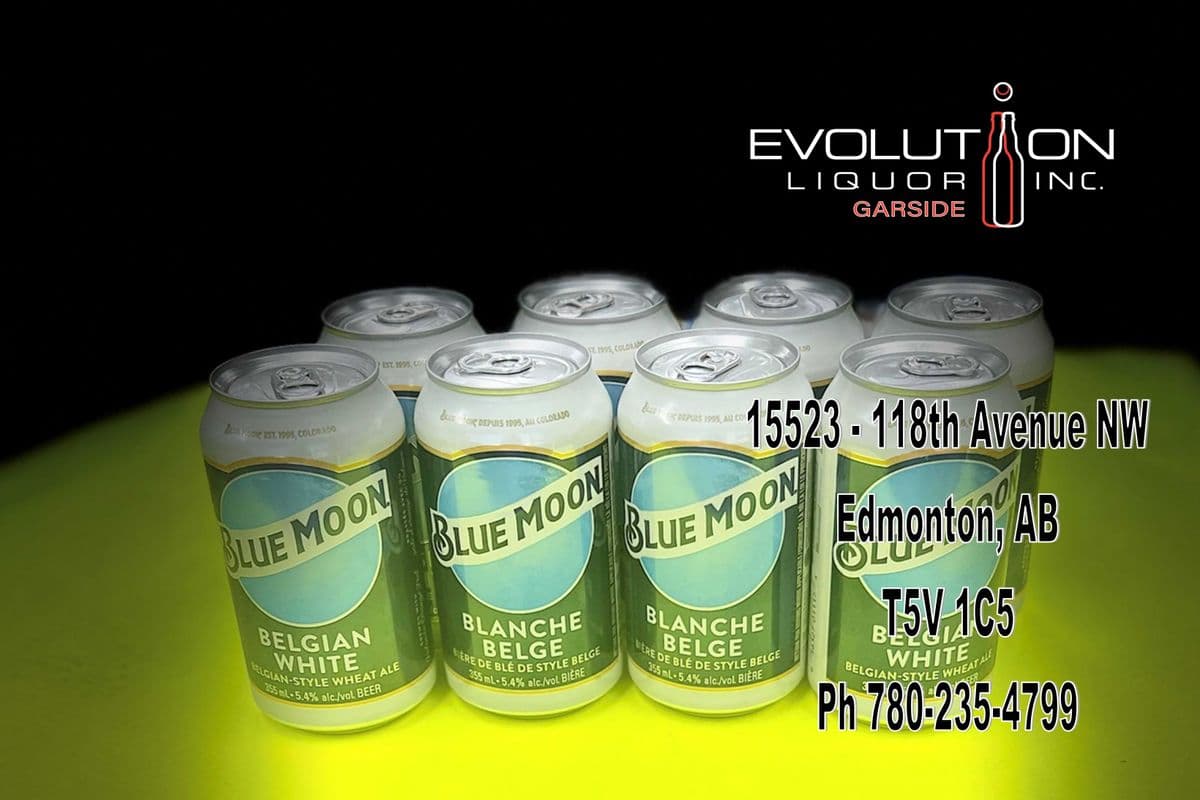 Blue Moon Belgian White Wheat Ale C355-08 (8 x 355ml Can)