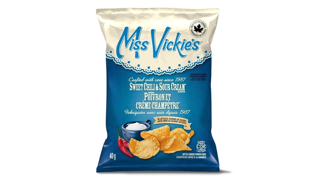 Miss Vickie's® Poivron et crème champêtre (côté)