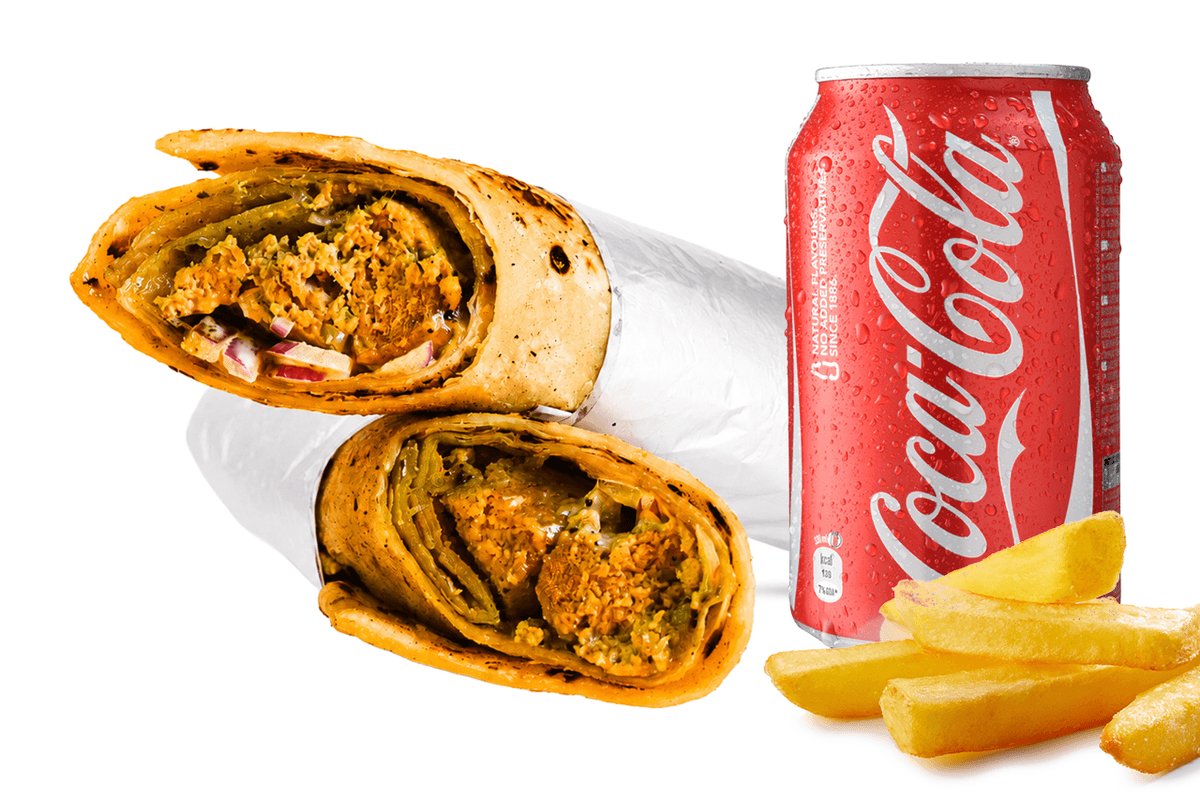 Galouti Kebab Roll Meal