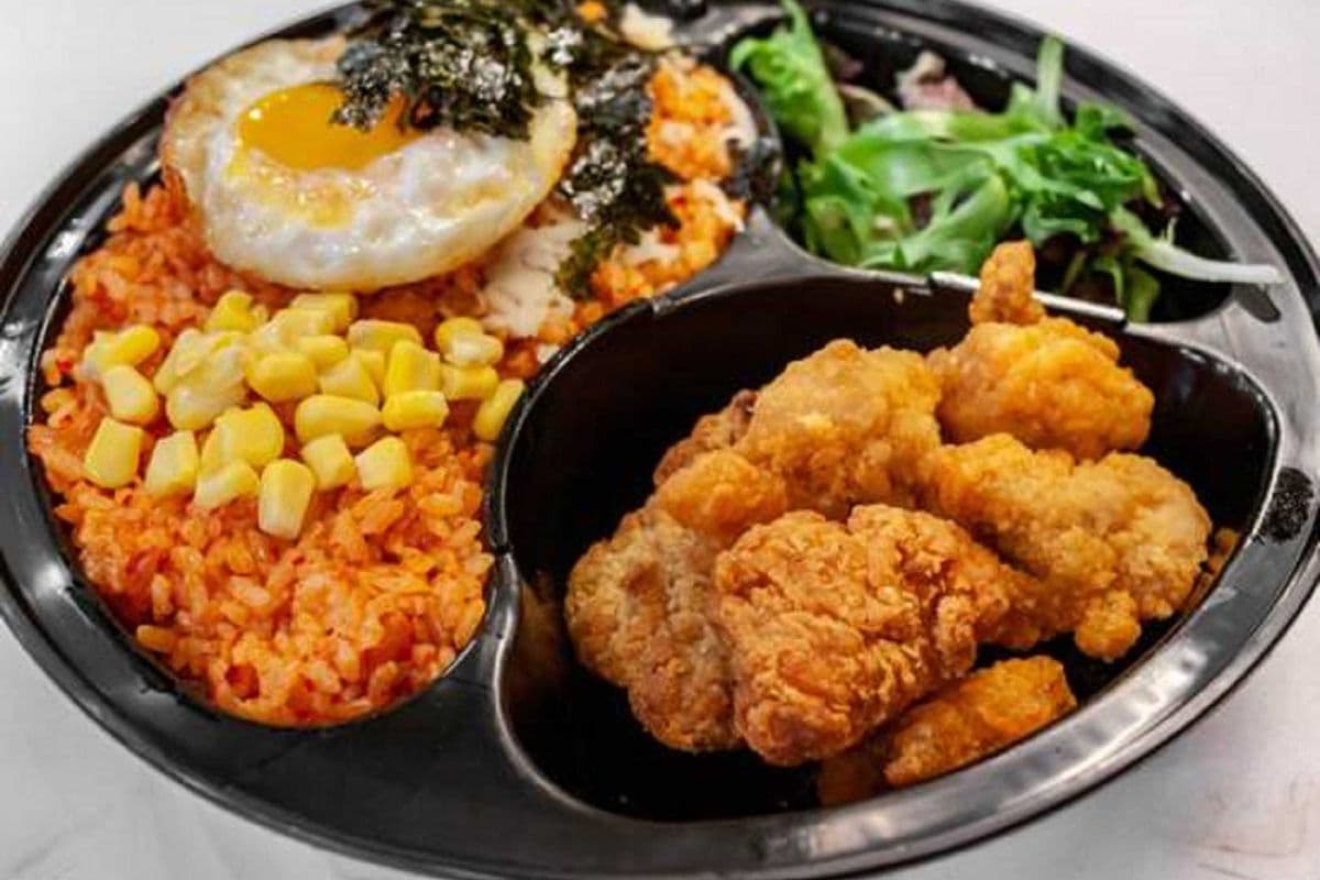 Kimch fried Rice, chicken combo,