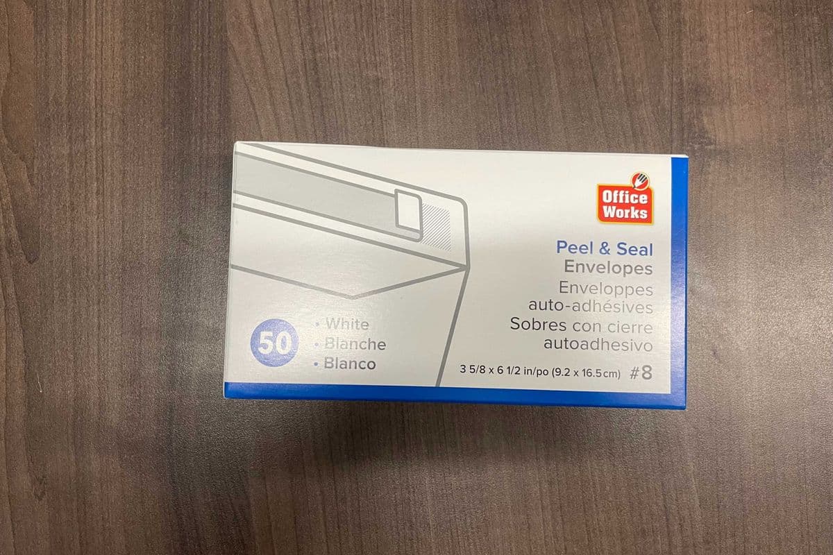Security Envelopes Peel And Seal #8 50pk (50 Pack)