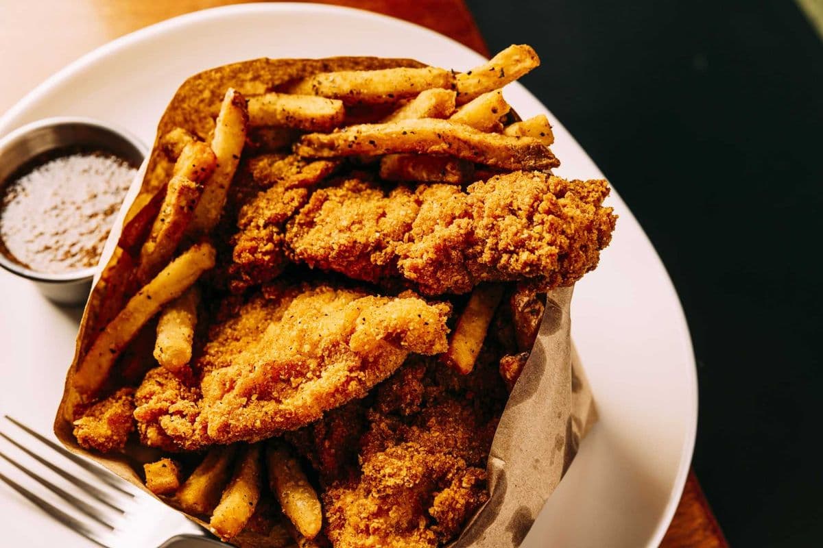 Brown Bag Chicken & Chips