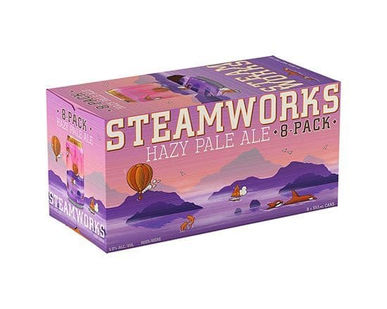 STEAMWORKS HAZY PALE ALE 8 CAN (8 x 355 ml)