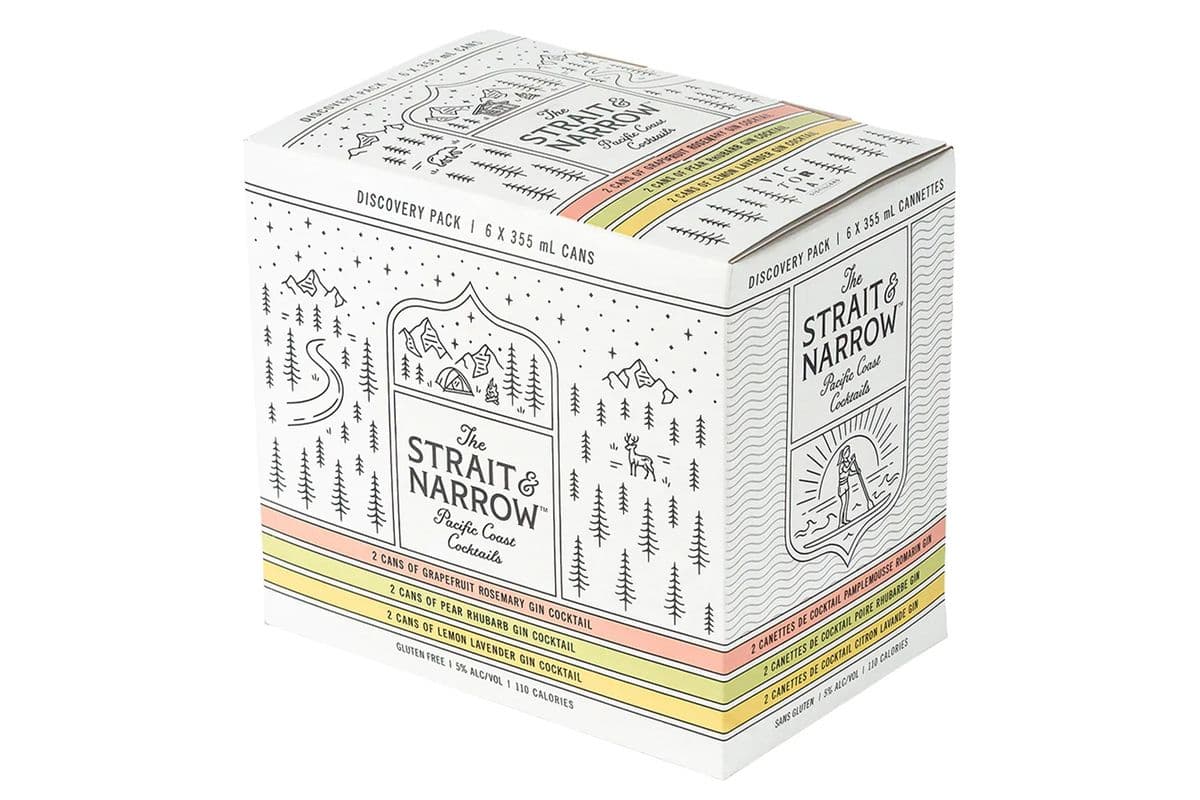 Strait & Narrow Vodka Discovery Pack (6 x 355 ml)