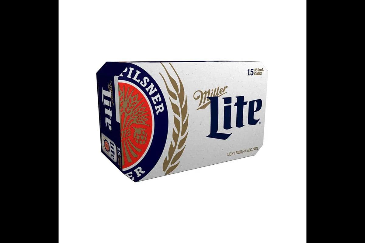 MILLER LITE 15 VANS (15 x 355ML)