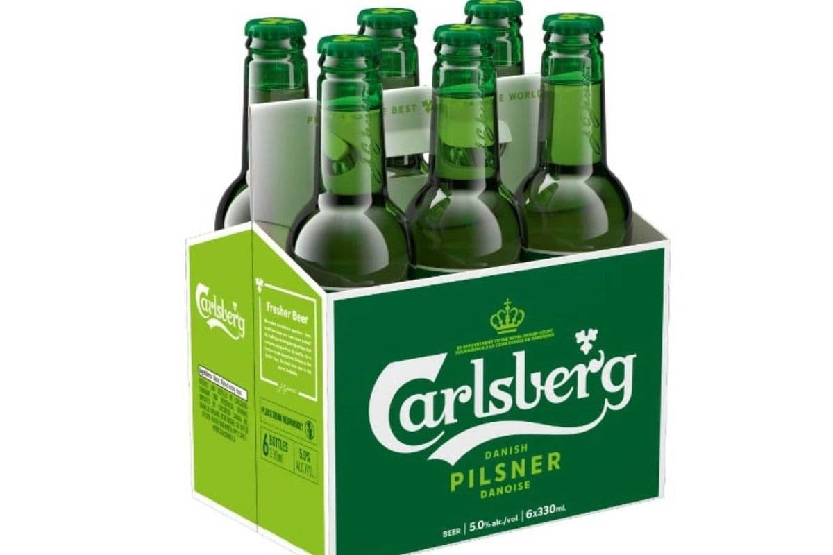 Carlsberg Pilsner (6 x 330 ml Bottles)