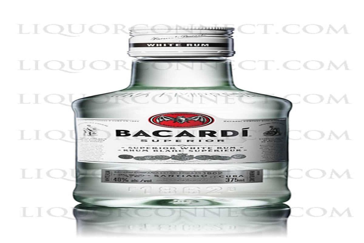 BACARDI SUPERIOR WHITE RUM 375ML (1 x 375 ml)
