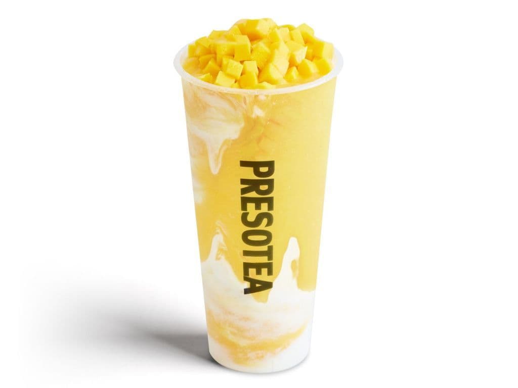 Frappé glacé mousse au fromage à la mangue / Mango Cheese Cloud
