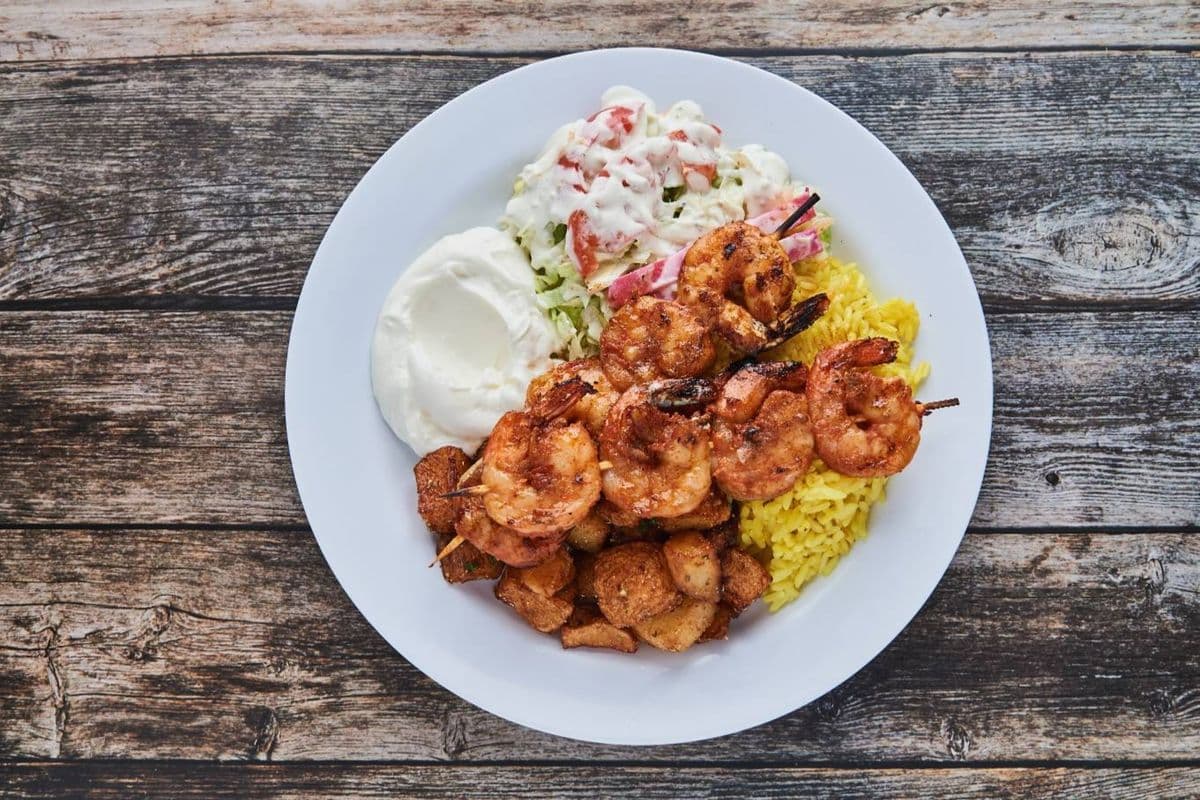 Assiette aux crevettes / Shrimp Plate
