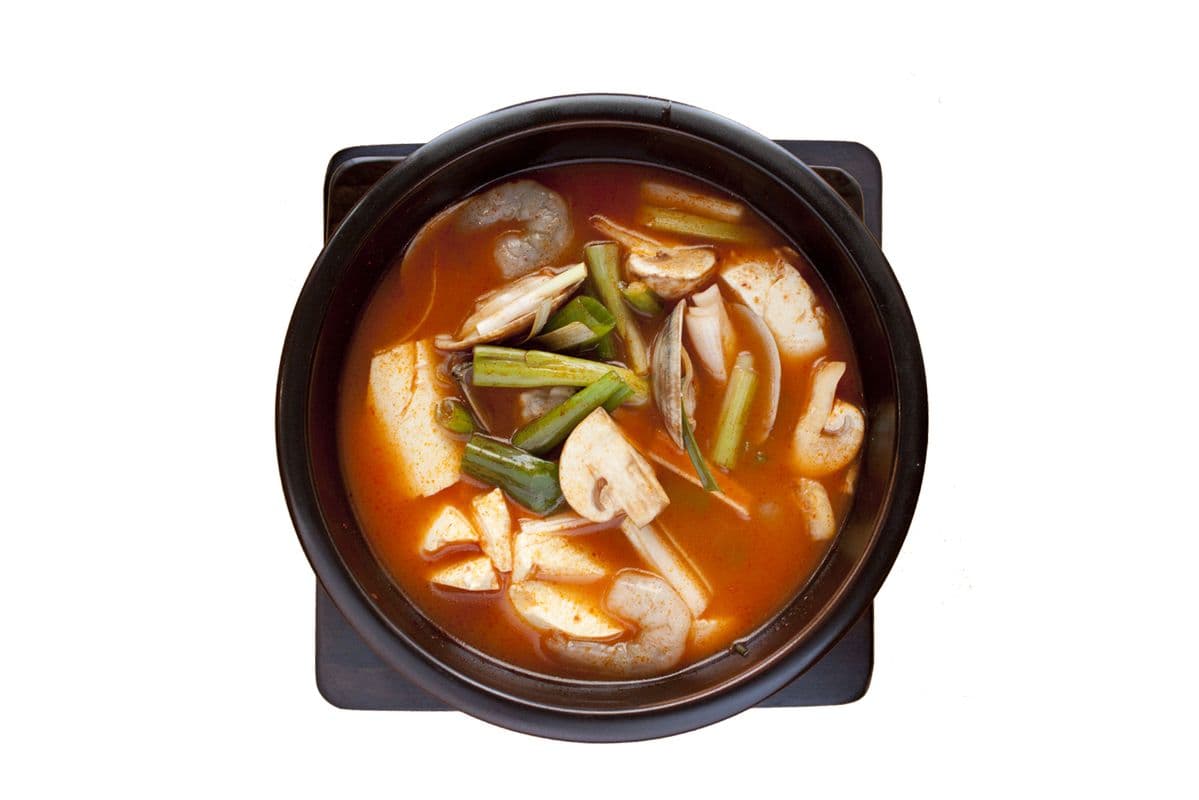 Jjam Ppong (Seafood) Soft Tofu Jjigae