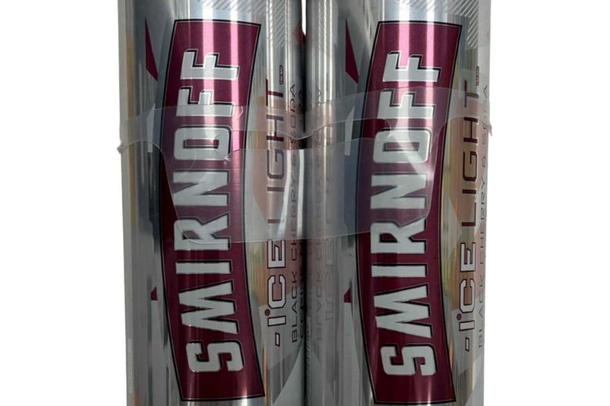 Smirnoff Ice - Light Black Cherry Soda (4 x 355ml Can)