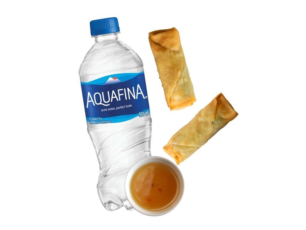 Enhance your meal with Combo - 1 Bottled Drink & 2 Spring Rolls