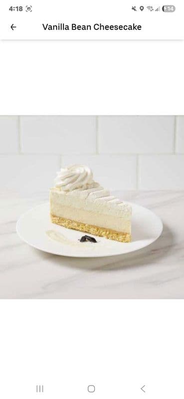Vanilla Bean Cheesecake