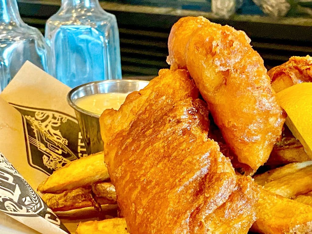 Beer Battered English Pub Fish & Chips 2 Piece