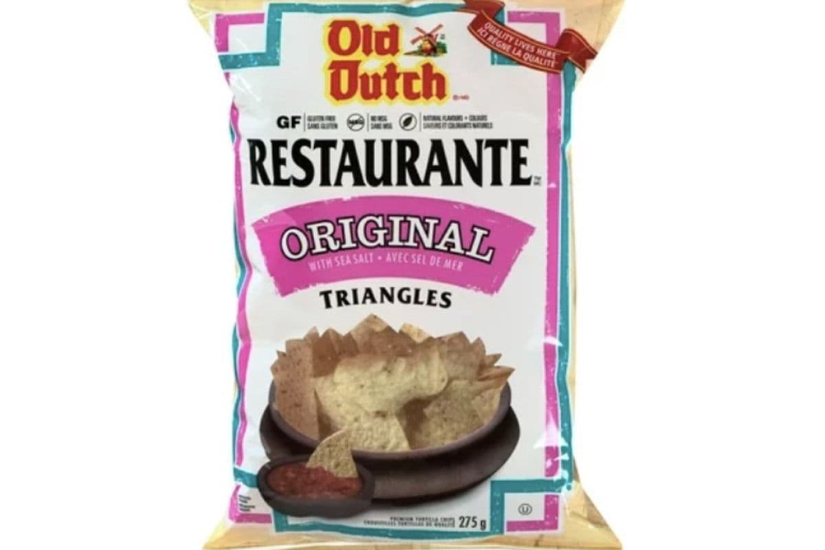 Old Dutch Restaurante Original Triangles With Sea Salt (275 g)