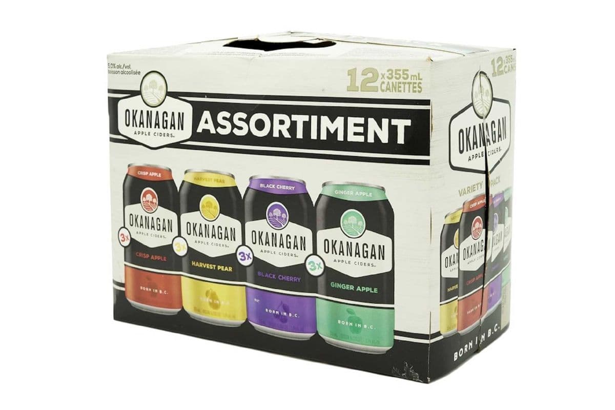 Okanagan Cider Variety 12 Pack (1 x 355 ML)