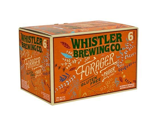 WHISTLER FORAGER LAGER 6 CAN (6 x 355mL)