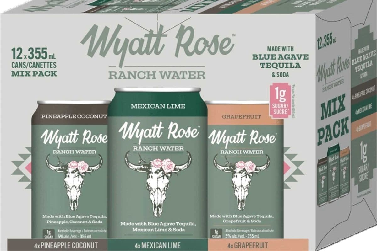 WYATT ROSE RANCH WATER MIXER (12 x 355ml)