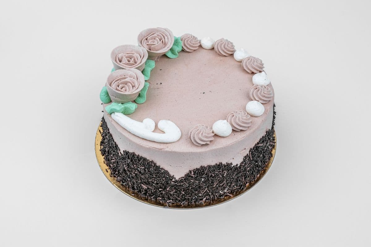 9" Chocolate Torte - Flower