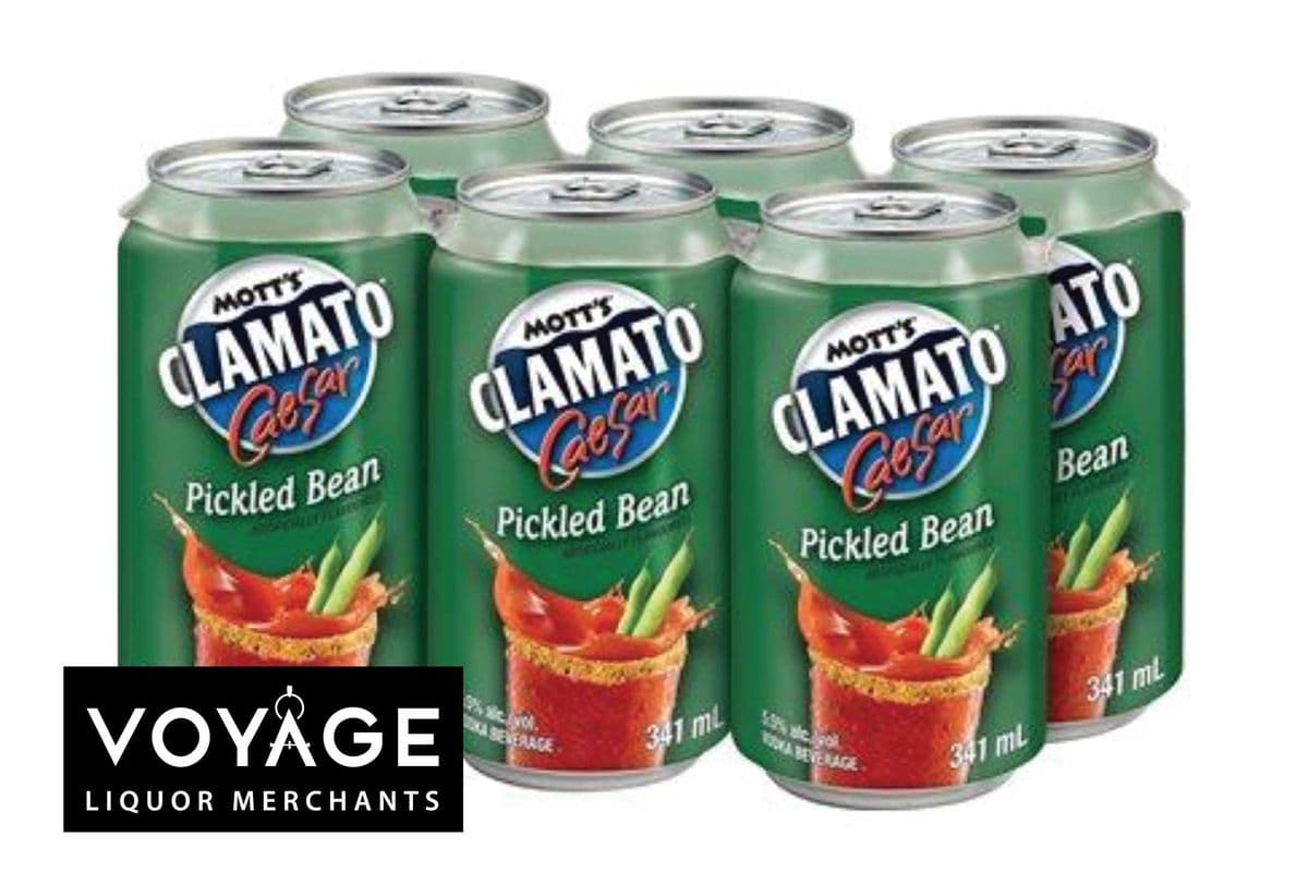 Mott's Clamato Caesar Pickled Bean (6 x 341 ml)