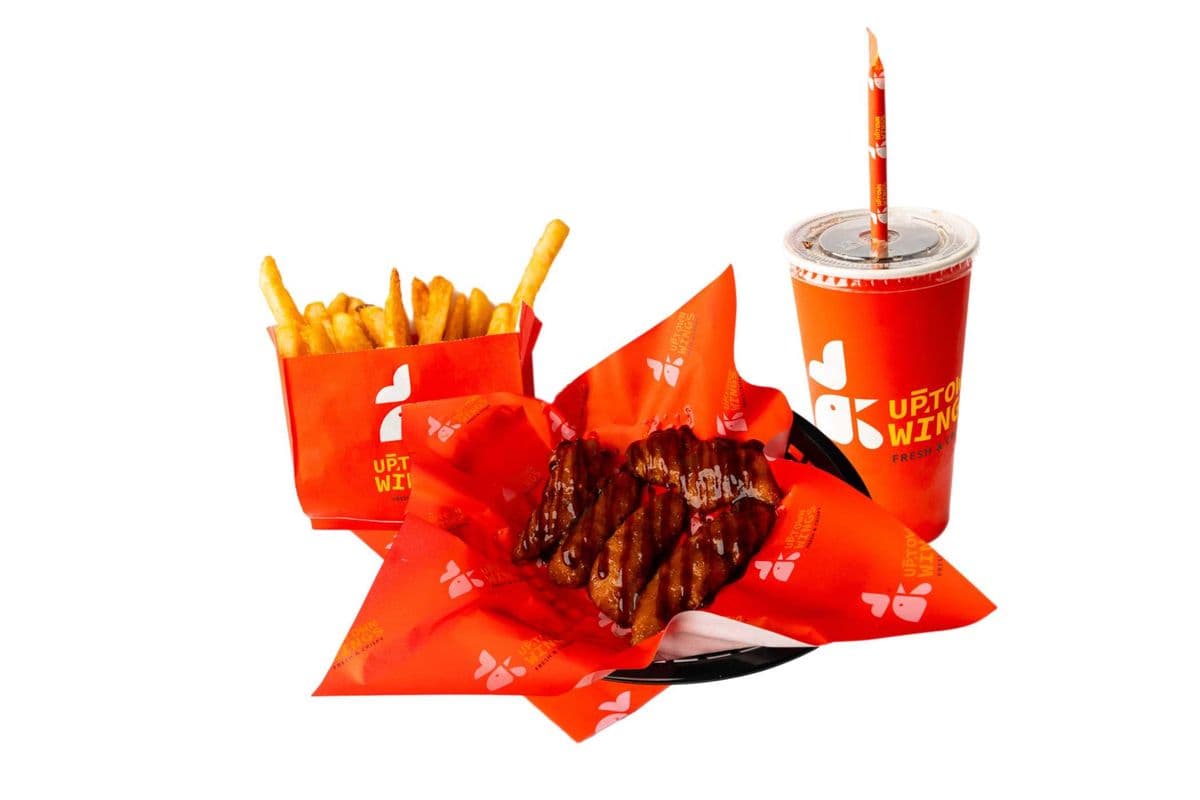 Five Chicken Fingers with Fries