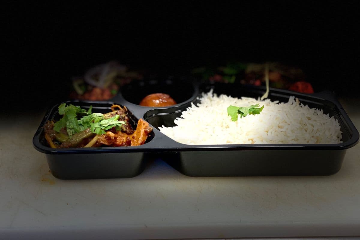 Shrimp Butter Masala Thali