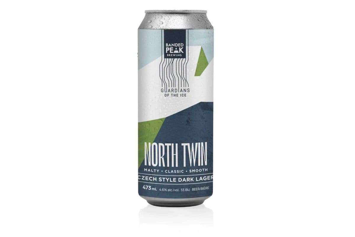 Banded Peak North Twin Czech Dark Lager (4 x 473 ml Can)