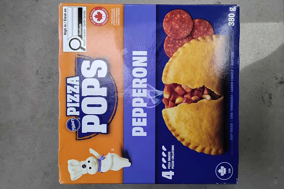 PIZA POPS PEPPERONI (380g) (530 Cal)