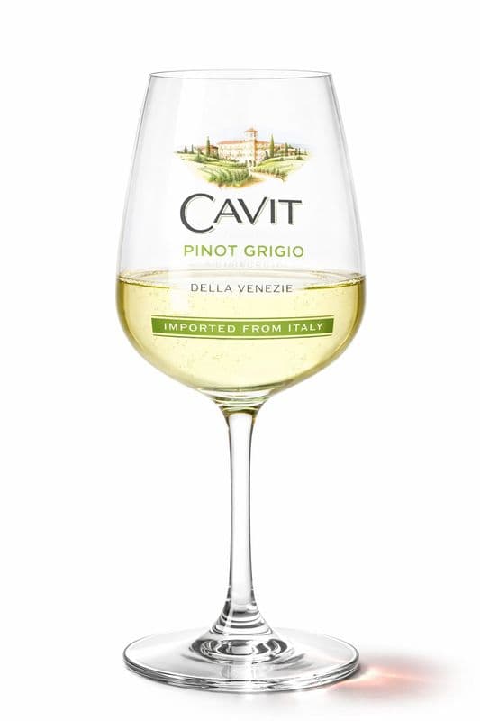 Cavit Collection Pinot Grigio 150ml / Jacob's Creek Moscato Verre 150ml