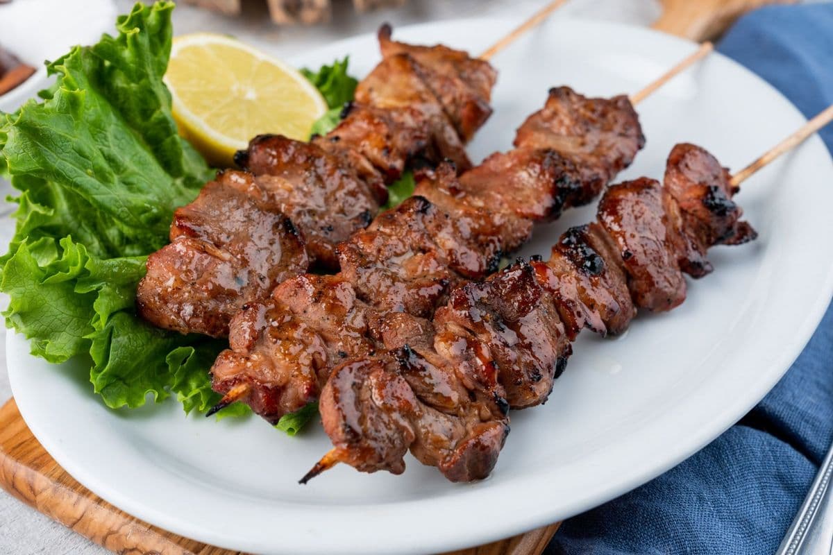BBQ Pork Skewer