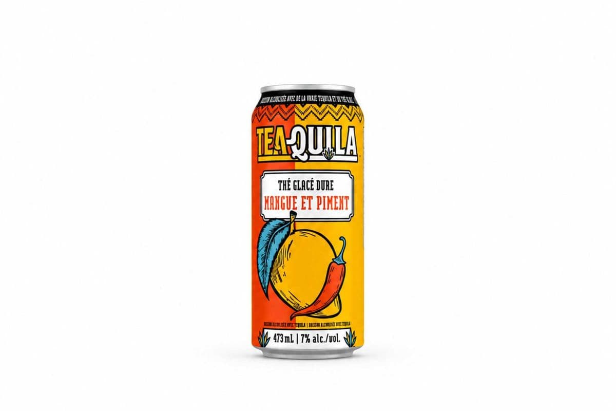 Tea-Quila Hard Ice Tea Chili Mango (1 x 473ml can)