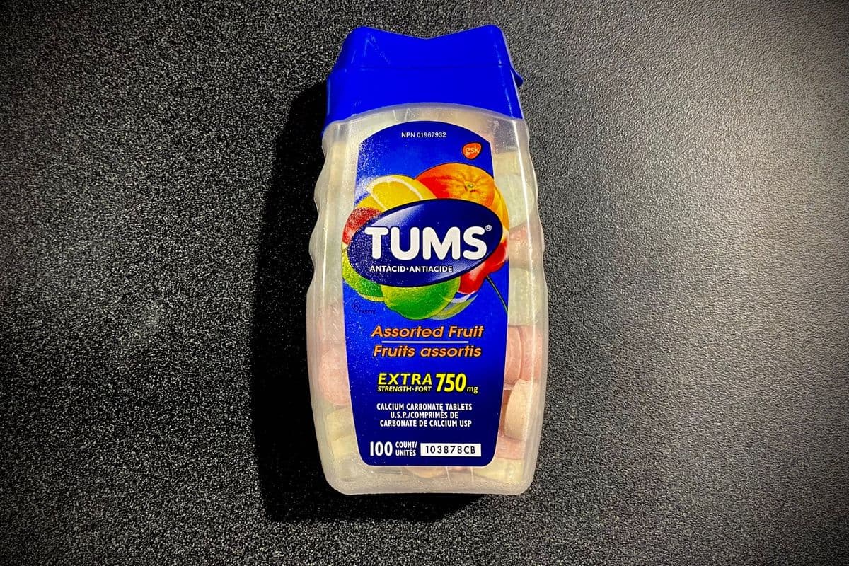 TUMS antacid - Gas relief - Assorted Fruit - (100 UNITS)
