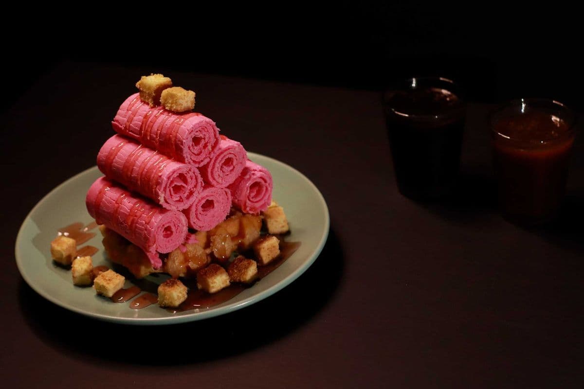 Strawberry Cheesecake Roffle