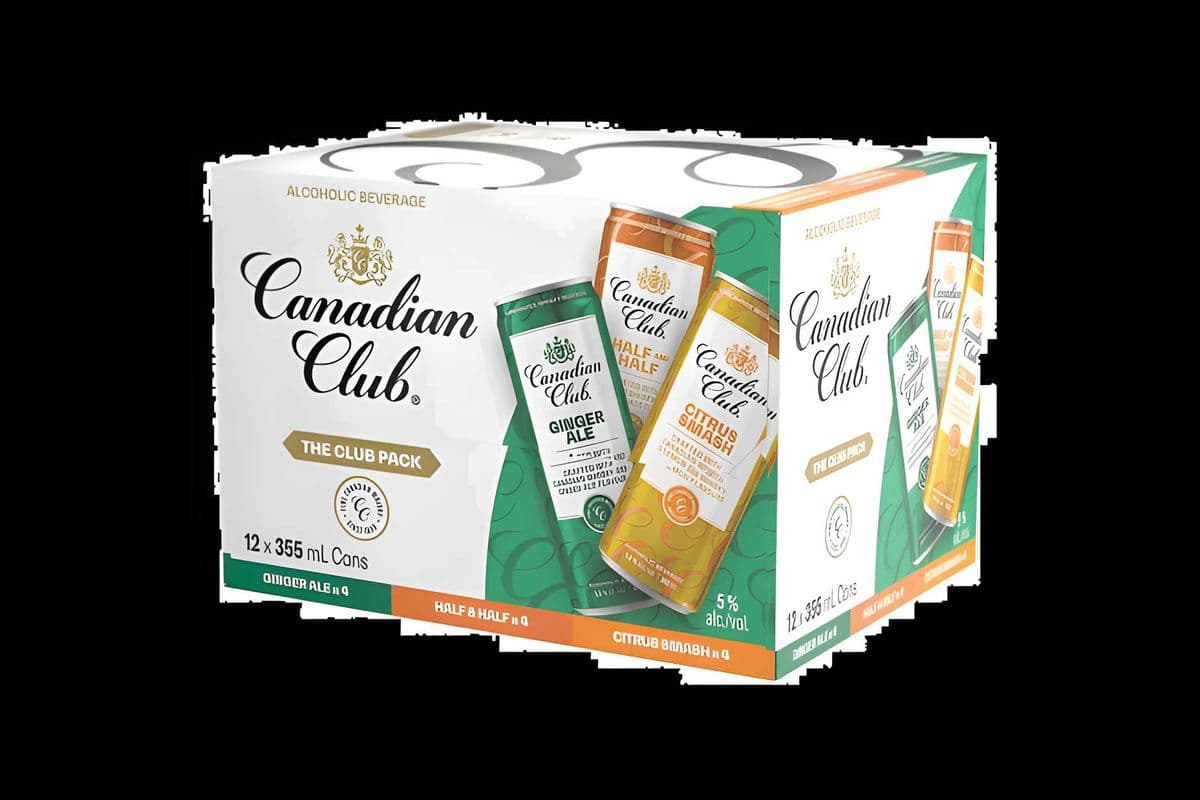 CANADIAN CLUB THE CLUB PACK (12 x 355ML)