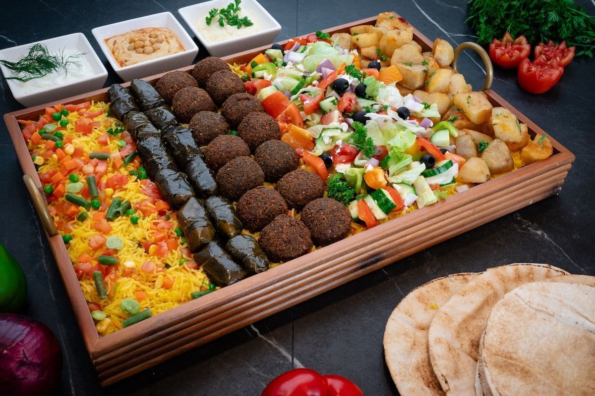 Veggie Falafel and Vine Leaves Deal