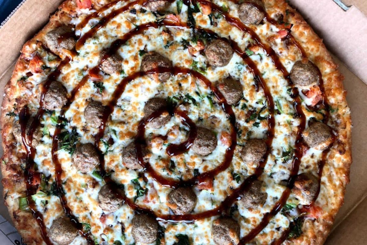 10. 12" Medium Meatball Pizza