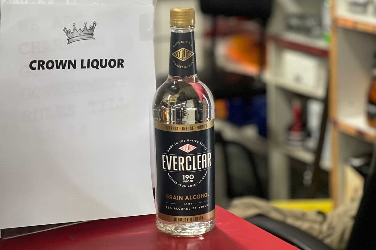 EVERCLEAR 190 PROOF GRAIN ALCOHOL (1 x 750ml)