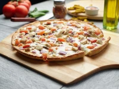 10" Small Creamy Garlic Chicken Pizza