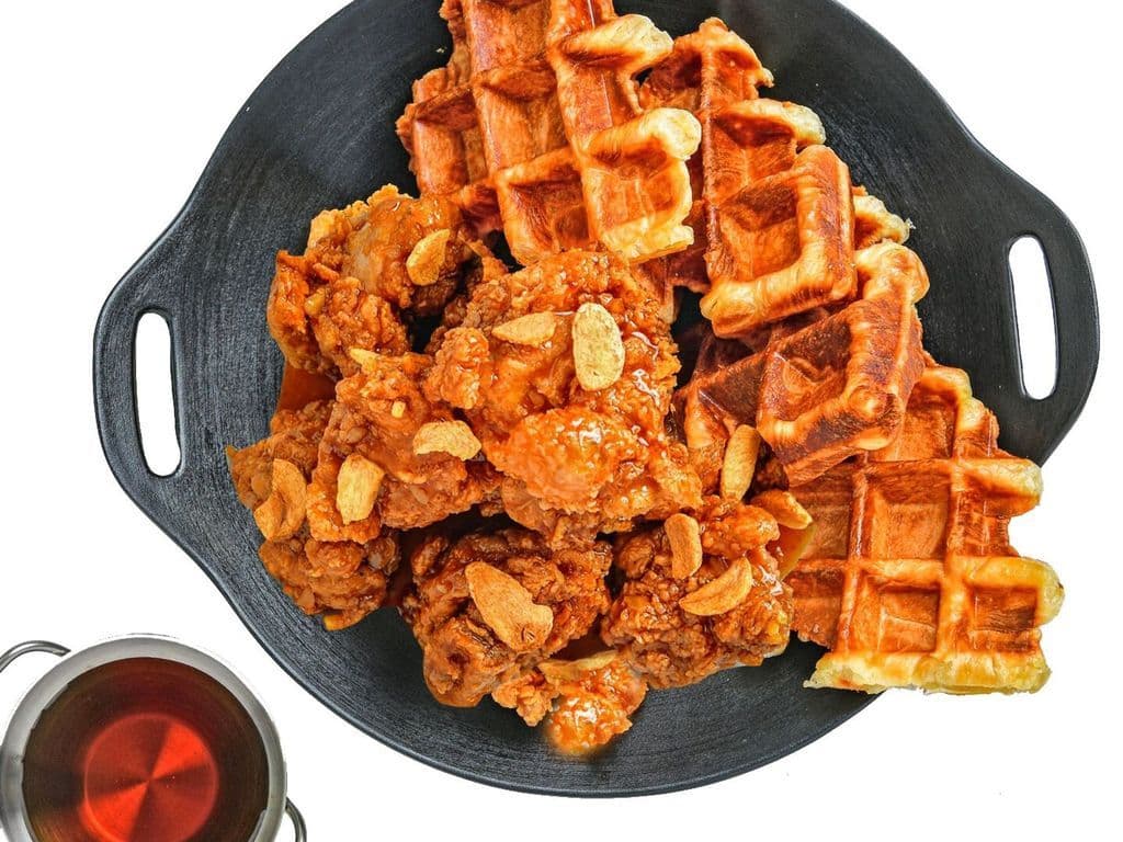 WAFFLE Soy Garlic
